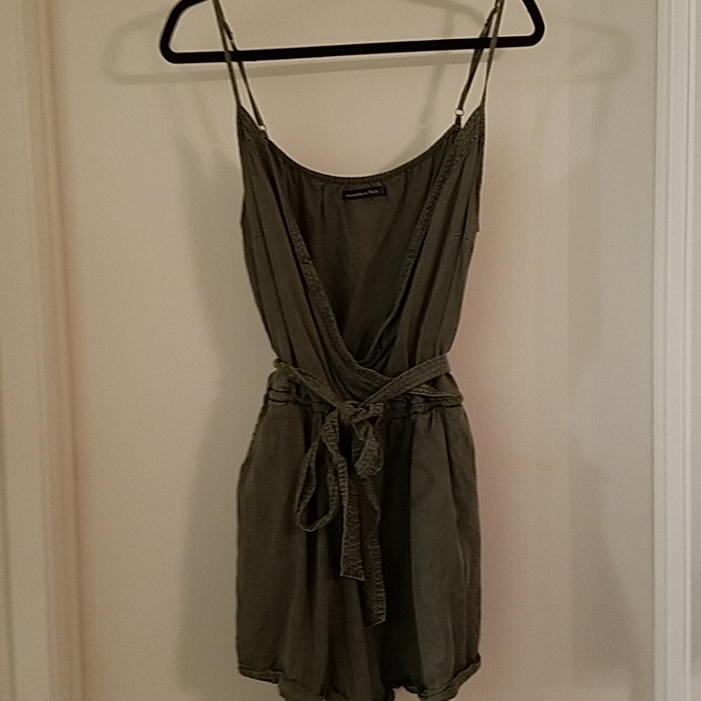 Abercrombie Olive Green Romper!